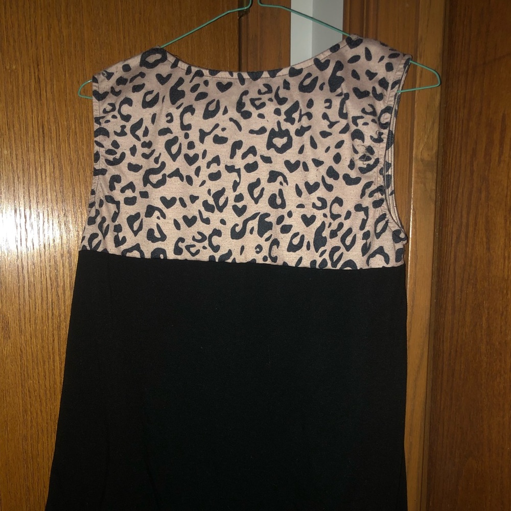 Filly flair leopard tank top size small